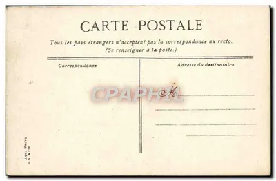 Paris-Plage - The Hermitage — restaurant with terrace and parasols — publisher L.V.C. — Back