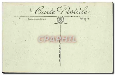 Le Puy de Dôme con su manto invernal — LL. — Imp. Lévy Fils & Cie, París — Reverso