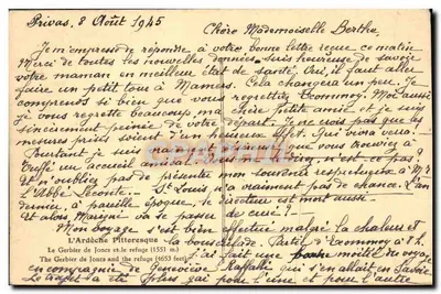 O Gerbier de Joncs — Ardèche Pitteresque — Boisillons — Verso