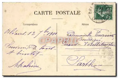 Orléans - Igreja de São Paulo - Capela de Nossa Senhora dos Milagres — Edbl. H. C. n° 558 — Verso