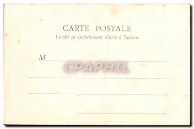 Castelo de Rambouillet — Lado Norte — A. Bourdier, imp.-édit., Versailles — Verso