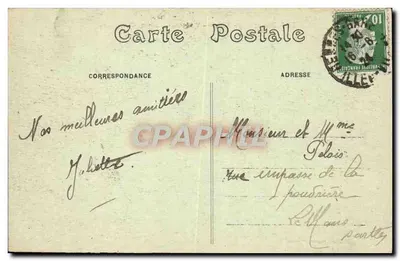 Rennes — Thabor — Ogólny widok francuskiego ogrodu — A. Lamiré, wydawca, Rennes — Rewers