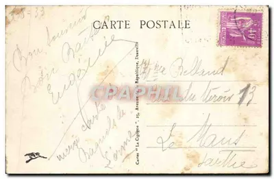 Riva-Bella — A Hora do Banho — Bath time — Cartas 'La Cigogne', n°19 — Verso