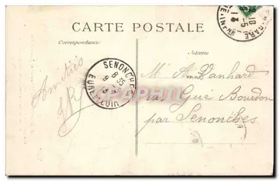 Statua św. Jadwigi — Rouen — autorstwa Barrias — nr 260 — Rewers