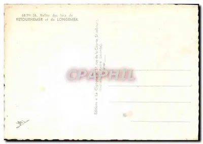 रेटॉर्नेमर और लॉंगेमर के झीलों की घाटी — एडिशन्स एंड्रे लाकॉंट, स्ट्रासबर्ग — पीछे