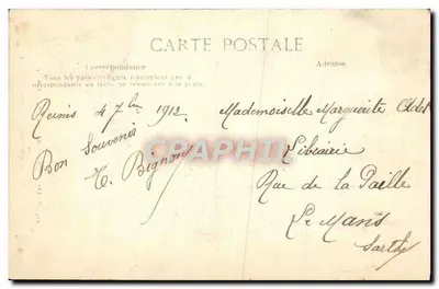 Reims — Katedra — Portal Północny — Wydawca E.P.D. nr 11 — Rewers