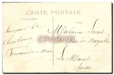 Cruiser de Escada 'Paris' — Marinha Nacional — Editor B.P.D. n° 18 — Verso