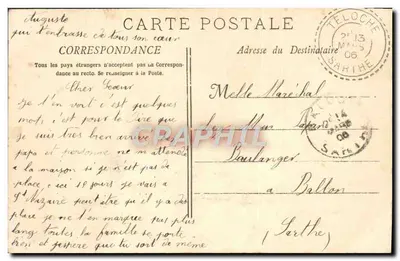 O "Formidable" Cegonha com Torre — A. Bougault n°503 — Verso