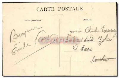 Le Coste della Manica — Effetto d'onda in lontananza — Coll. A. P. n°3 — Verso