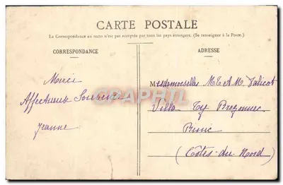 Le Contre-Torpilleur Bombarde — navire de guerre français — éditeur H. Laurent, Port-Louis, n° 584 — Verso
