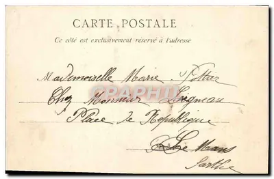Castillo de Vervaine III — Alrededores de Alençon — La C.P.A. Paris 53 — Reverso