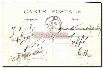 Paris — Vista geral do Ponte Alexandre III — C. M. n°172 — Verso