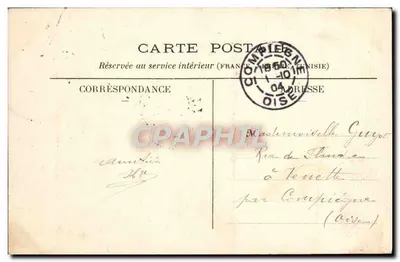 Parijs — Buttes Chaumont — Het Uitzicht — onbekende uitgever, n° 42 — Achterkant