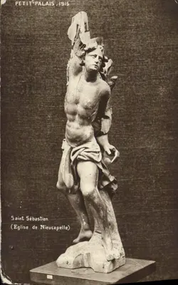 São Sebastião — estátua de madeira — Petit Palais, 1915