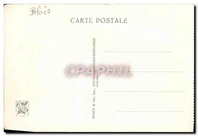 Kongo Belgickie — Widok z portyku przemysłu luksusowego w kierunku Pавильона чести — Międzynarodowa Wystawa Kolonialna — Paryż 1931 — Rewers
