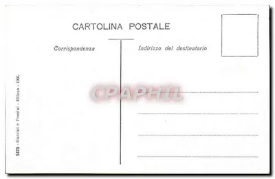 Milão - Duomo e Piazza — editora Garzini e Pezzini, n° 5478 — Verso