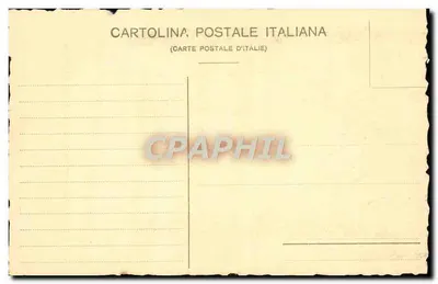 Monumentalna Certosa di Pavia — Wnętrze kościoła — Cartolina Postale Italiana — Rewers
