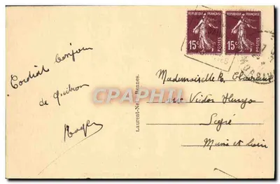 Quiberon — Bulwar Chenard — wydawca Loret, n° 1263 — Rewers