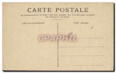 Coulommiers — Brug van de stad, rue de la Pêcherie — uitgever niet zichtbaar — Achterkant