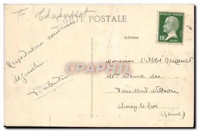 Zamek Josselin — widok zamku nad rzeką — Laurent-Nel, Rennes, nr 1732 — Rewers