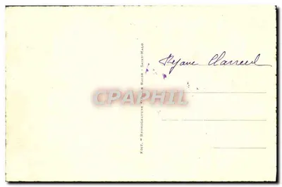 Fort Nacional em Saint-Malo — ao pôr do sol — editor Biornogravure, n°99 — Verso