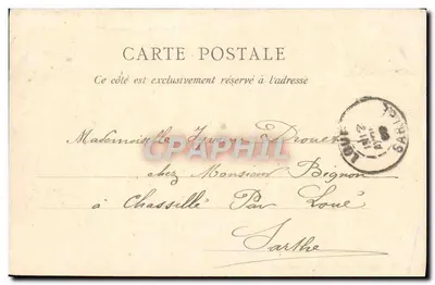 MANTES — Interior da Capela São Salvador — L.D. & Cie, Paris — Verso