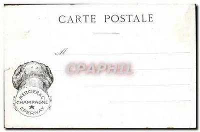 Genève — Pont du Mont-Blanc — éditeur Mercier & C. à Epernay — Achterkant