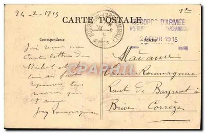 Bourbon-l'Archambault (Allier) — Vista geral — Edição E. Baullio — Verso