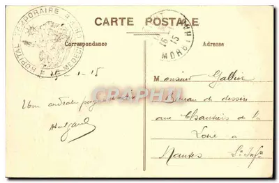 Lorient — Le Waldeck-Rousseau na porcie wojennym i stoczniach Caudan — Rewers