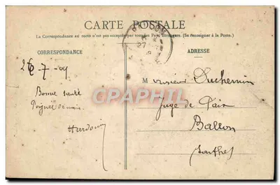Au pays des Paludiers — Une partie de Piquet — Coll. T. M. — N° 811 — Back