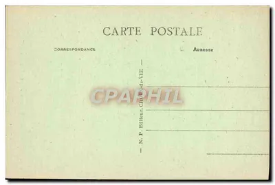 Croix-de-Vie (Vendée) — De Strand onder de maan — N.P. Editeur, Croix-de-Vie — Achterkant