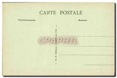 Croix-de-Vie w Sionie (Vendée) — Strumień wody, efekt morza na skałach, bardzo ciekawy do odwiedzenia — N.P. Wydawca, Croix-de-Vie — Rewers