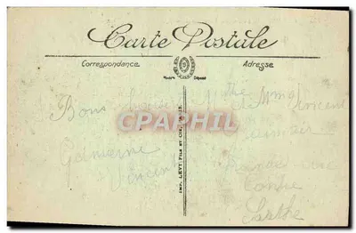 Gabourg — Plaża przy niskiej wodzie — LL. — Rewers
