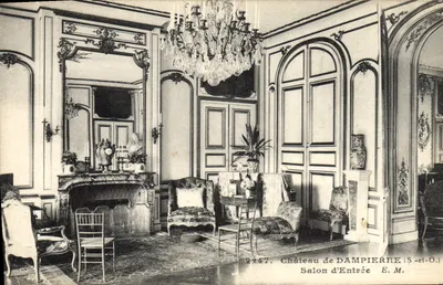 Castelo de DAMPIERRE (S.-et-O.) — Salão de Entrada — E. M.