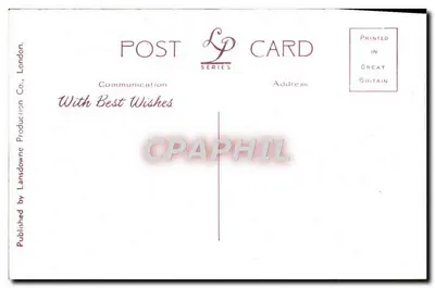 Yeomen of the Guard, Londres — L.P. 493 — Lansdowne Production Co., Londres — Verso