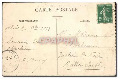 Blois - O Castelo - Parte Gaston d'Orléans, vista aérea — Nouvelles Galeries de Blois, editor — Verso