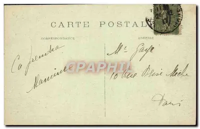 Chelles — Wyruszenie na ryby na Marnej — MR. A. FAUCHEUX, CHITRY — Rewers