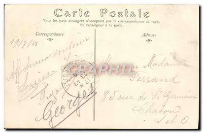 PierreFonds — Widok na Zamek — Wydawca nieznany, nr 32 — Rewers