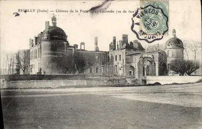 Reuilly (Indre) — Castelo da Ferrière após o incêndio (vista frontal)