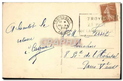 Troyes - La Cathédrale - Ensemble des 3 Portails — Harangues — Verso