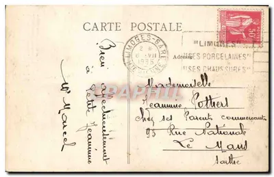 Chalos - A Torre do Forte — editor H.-V. n°111 — Verso