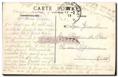 Vierzon — Szkoła Jazdy — Wydawca: Léon Léon DAVIERE, Vierzon — Rewers