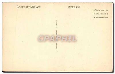 Ilha de Bréhat — Casas de Pescadores — L. Seevagen — Verso