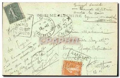 Gorges van Mondony — Oostelijke Alpen — Imprime Illustre — Achterkant