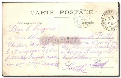 Bar-le-Duc — Tour de l'Horloge — Edit. Cochet, Journaux Phototypie Billon-Frécon à Deuxnonds-aux-Bois (Meuse) — Rewers