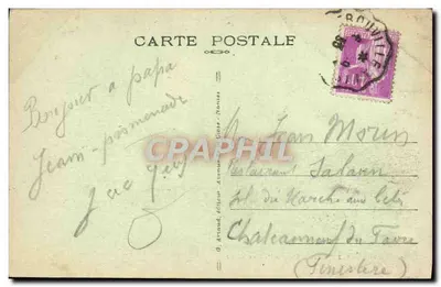 Deauville, "La Plage Fleurie" — Plaża — wydawca G. Arnaud, n°14 — Rewers