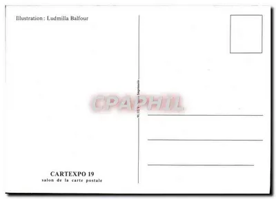 Cartexpo 19 — Salão da Carta Postal — Ludmilla Balfour — Verso