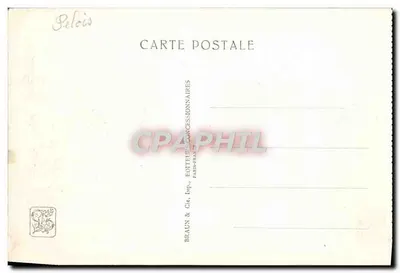 Reprodução de Mount Vernon - Casa de George Washington — Exposição Colonial Internacional, Paris 1931 — Seção dos Estados Unidos — Verso