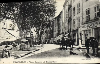 Brignoles - Place Caramy e Grand'Rue — Editor Michel