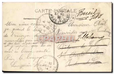 Mille-et-Mille — Entrée du Château — Photo. Billou-Frécon, Thiaucourt, Ed.t. F. Dubs — Verso